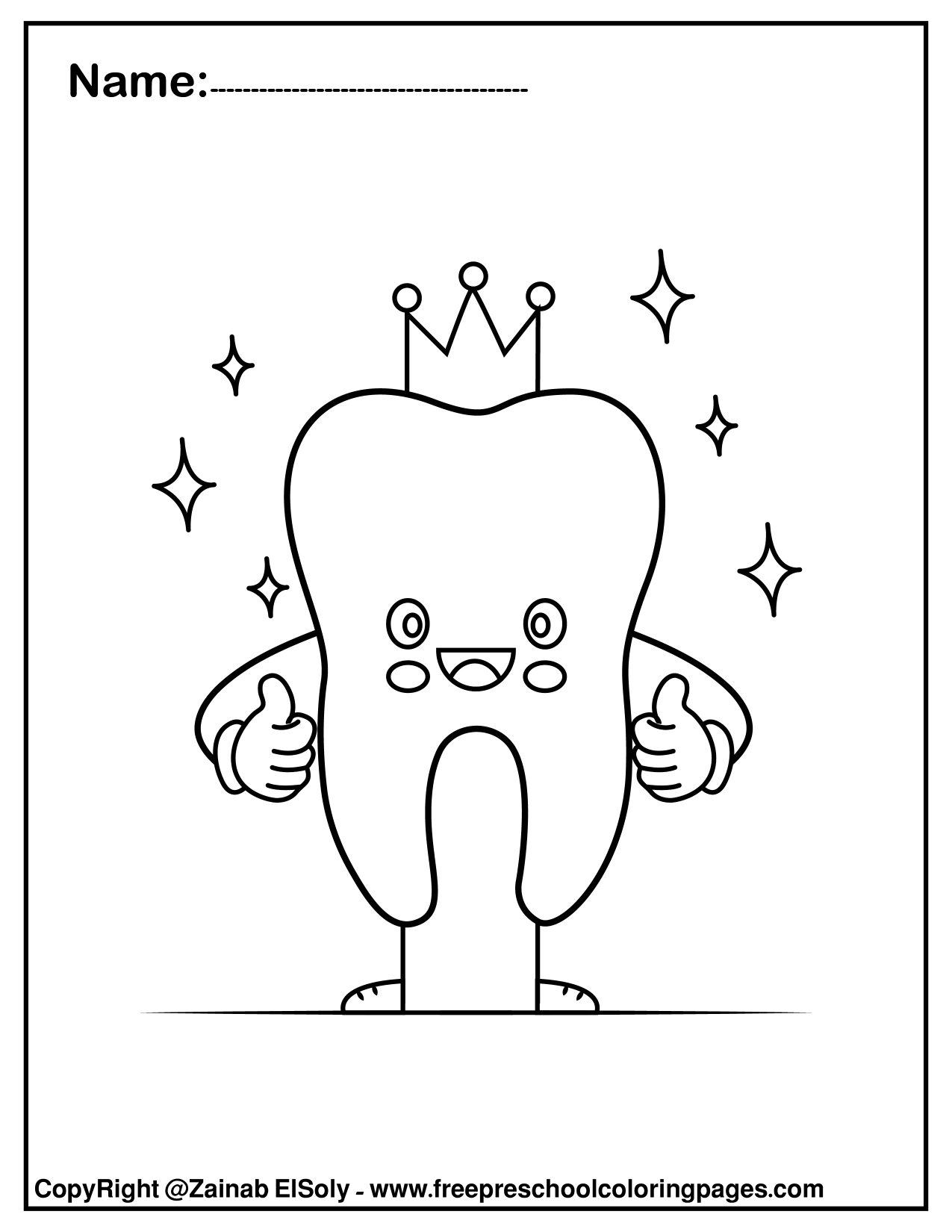 Dental Coloring Book – Fun Teeth Care Activities for Kids 2 Dental Coloring Book – Fun Teeth Care Activities for Kids - Image 2