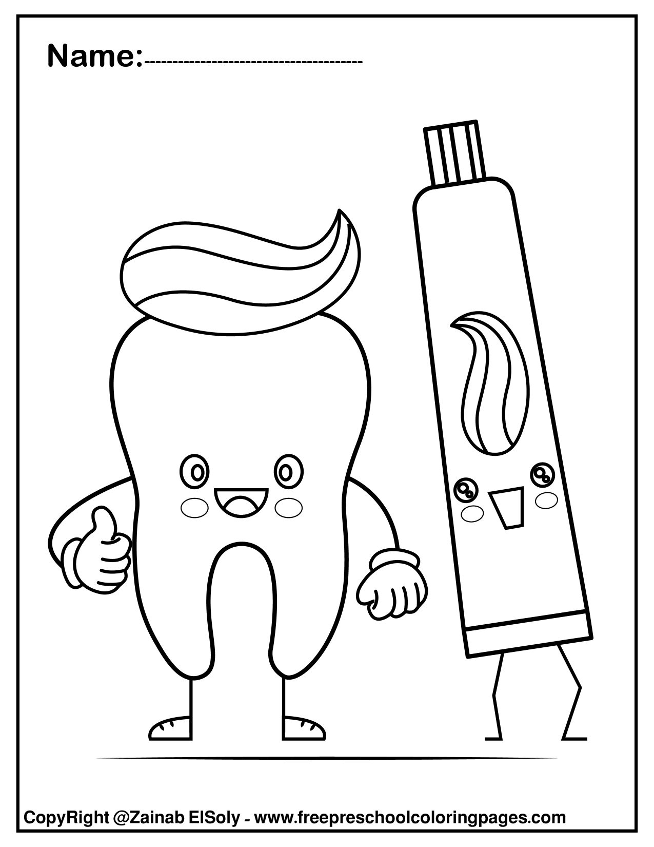 Dental Coloring Book – Fun Teeth Care Activities for Kids 3 Dental Coloring Book – Fun Teeth Care Activities for Kids - Image 3