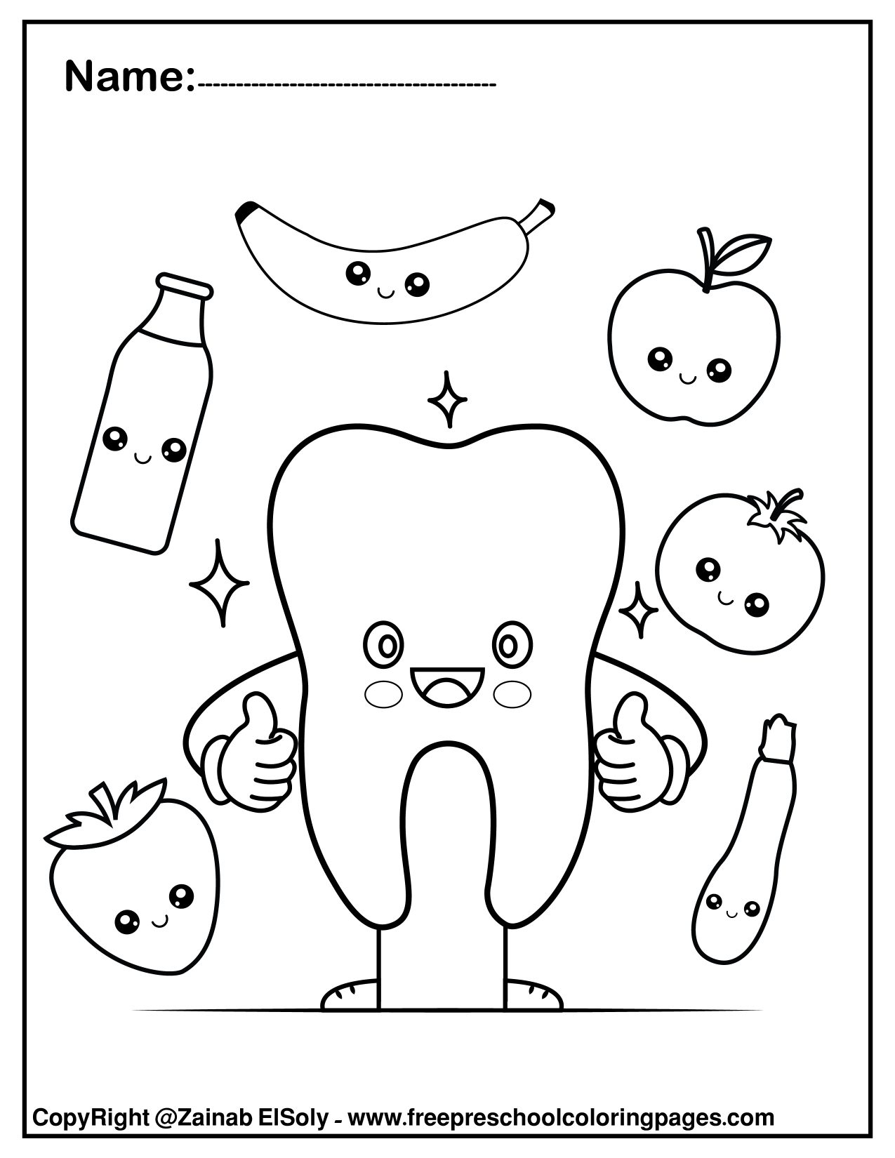 Dental Coloring Book – Fun Teeth Care Activities for Kids 5 Dental Coloring Book – Fun Teeth Care Activities for Kids - Image 5