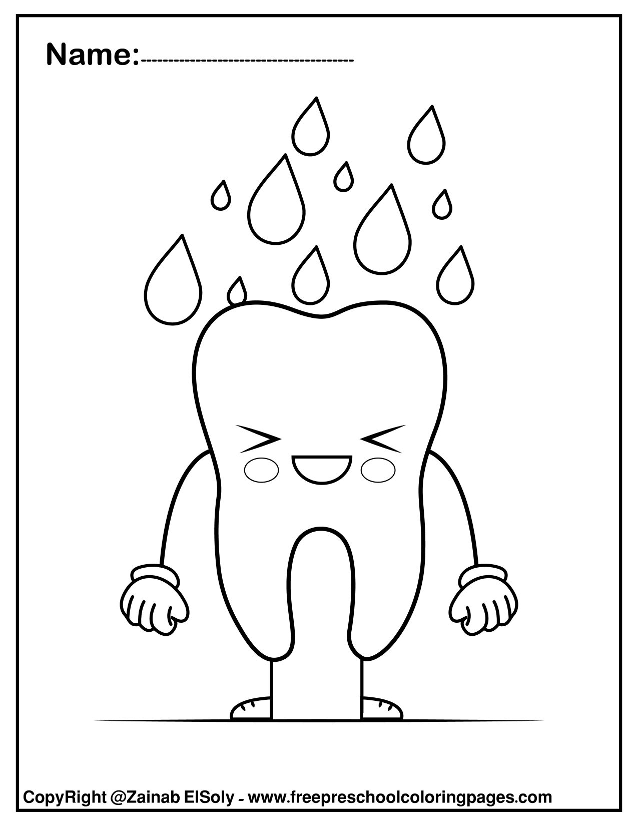 Dental Coloring Book – Fun Teeth Care Activities for Kids 8 Dental Coloring Book – Fun Teeth Care Activities for Kids - Image 8