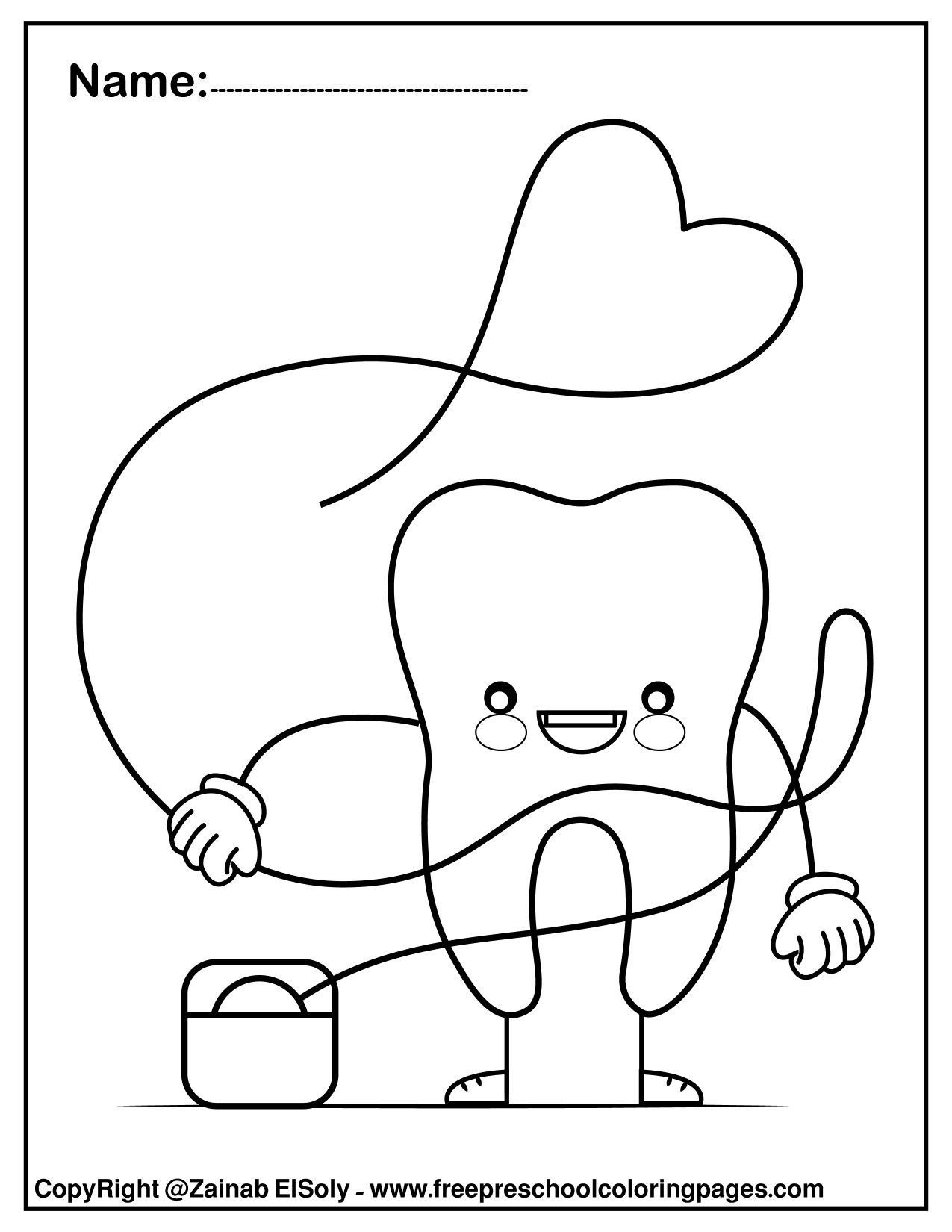 Dental Coloring Book – Fun Teeth Care Activities for Kids 9 Dental Coloring Book – Fun Teeth Care Activities for Kids - Image 9