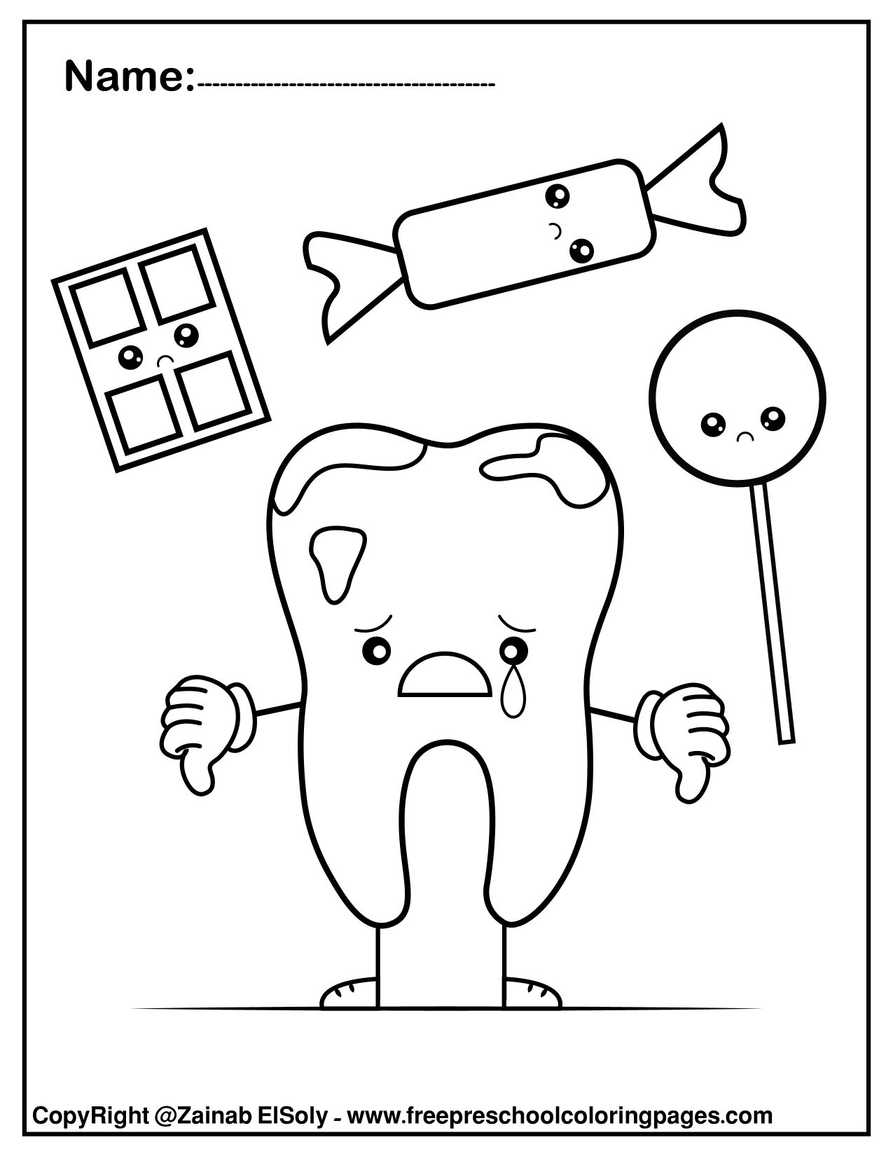 Dental Coloring Book – Fun Teeth Care Activities for Kids 11 Dental Coloring Book – Fun Teeth Care Activities for Kids - Image 11