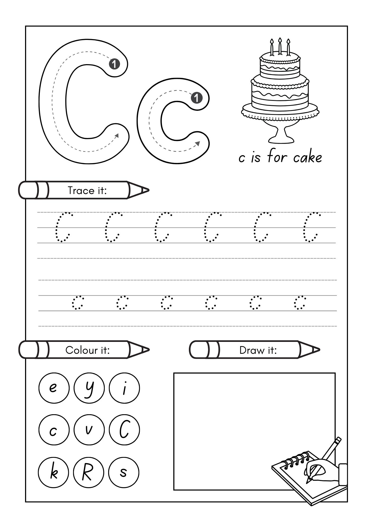 Alphabet Tracing Worksheets PDF | Printable Alphabet Tracing Book with Capital Letters & Practice Sheets for Kids 6 Alphabet Tracing Worksheets PDF