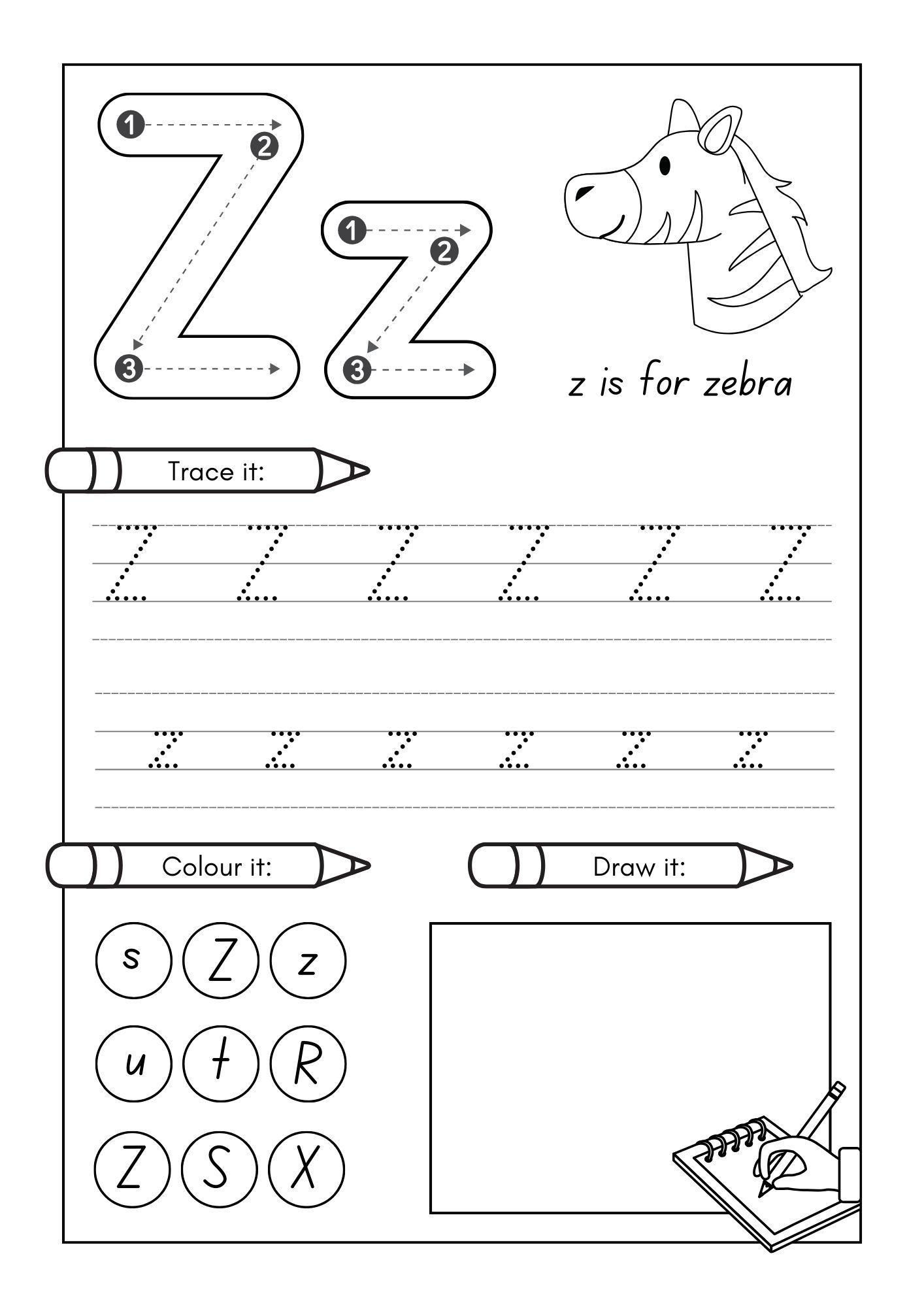 Alphabet Tracing Worksheets PDF | Printable Alphabet Tracing Book with Capital Letters & Practice Sheets for Kids 3 Alphabet Tracing Worksheets PDF | Printable Alphabet Tracing Book with Capital Letters & Practice Sheets for Kids - Image 3
