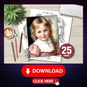 Bavarian Girls Inspiration Coloring Pages – Free Printable Folk Art Sheets | DigitalHal