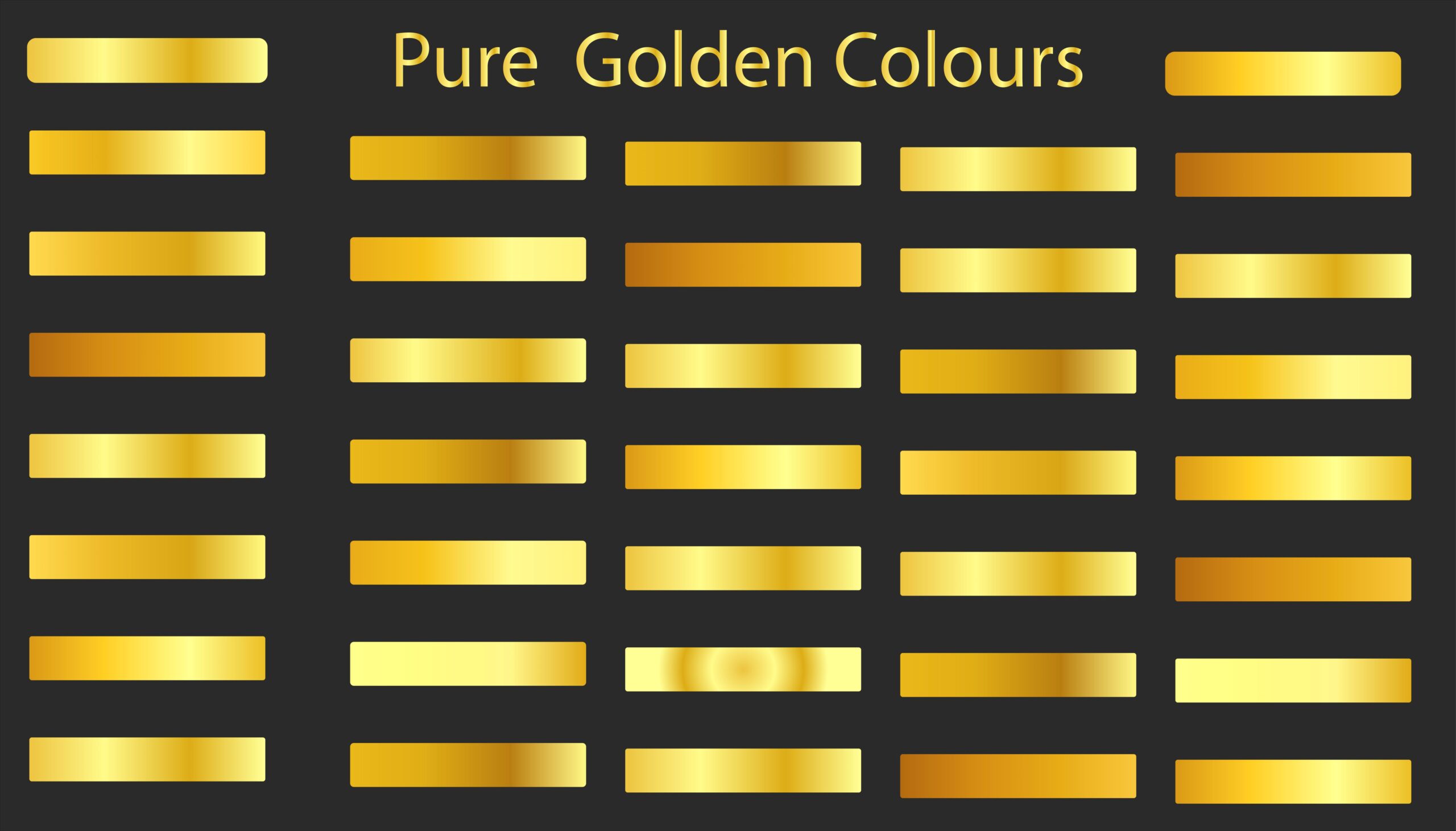 Free Gold Gradient Vectors, EPS Files High-Quality Graphics for Commercial Use 1 Gold Gradient