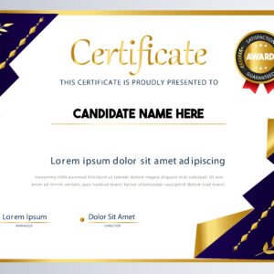 free editable certificate template