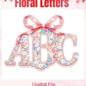 floral letters designs