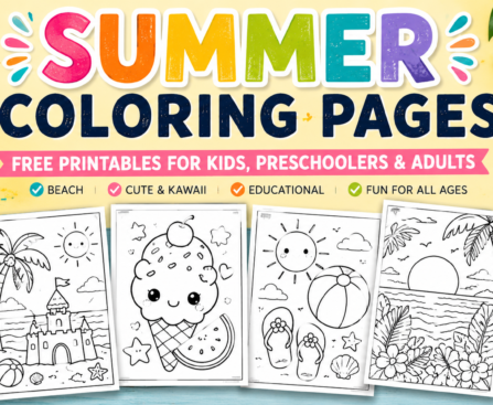 summer coloring pages