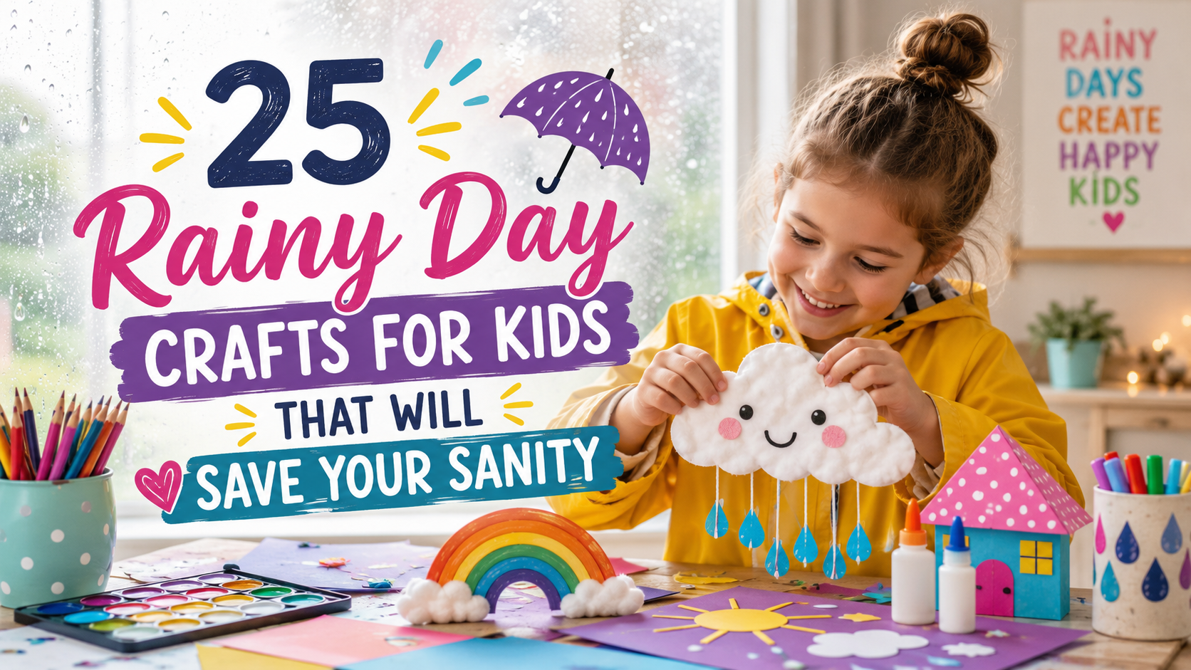 rainy day crafts for kids
