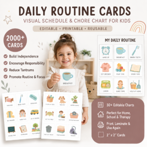 Daily Routine Cards for Kids