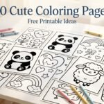 60 Cute Coloring Pages 4 Coloring pages feature image prompt 202609081300