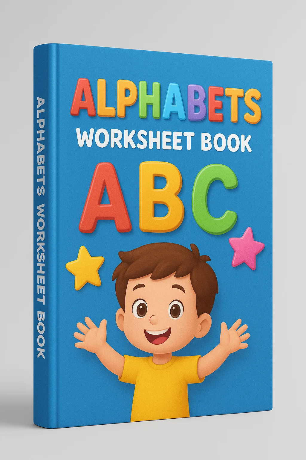 Alphabet Tracing Worksheets PDF | Printable Alphabet Tracing Book with Capital Letters & Practice Sheets for Kids
