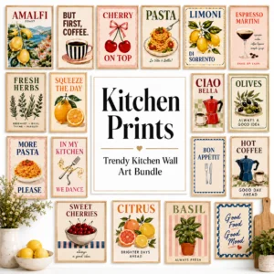 Kitchen Prints Bundle